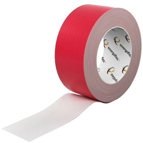 Лента армированная 48мм х 25м самоклеящаяся красная Energoflex Energopro в Красноярске