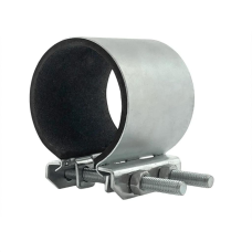 Хомут ремонтный односторонний трубный стальной оцинкованный Сансфера 46х40х70 мм