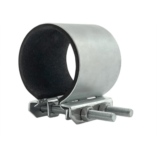Хомут ремонтный односторонний трубный стальной оцинкованный Сансфера 33х25х70 мм