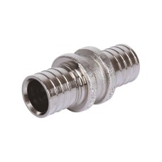 Муфта латунная для PE-X труб Дн 14 оцинкованная RAUTHERM S Rehau