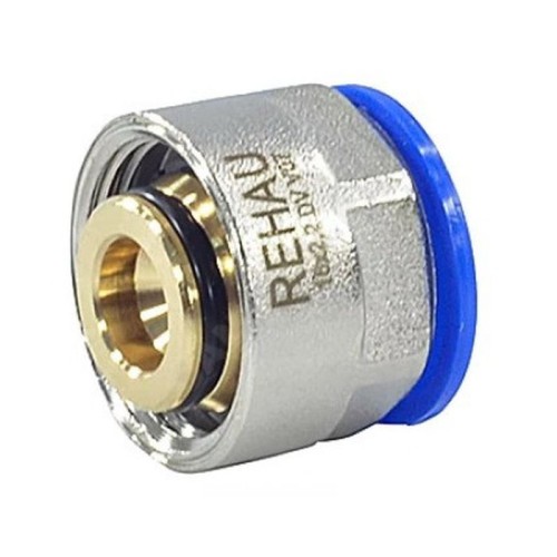 Евроконус латунный Дн 20-2,8х3/4" для PE-X труб обжим накидная гайка RAUTITAN flex Rehau в Красноярске