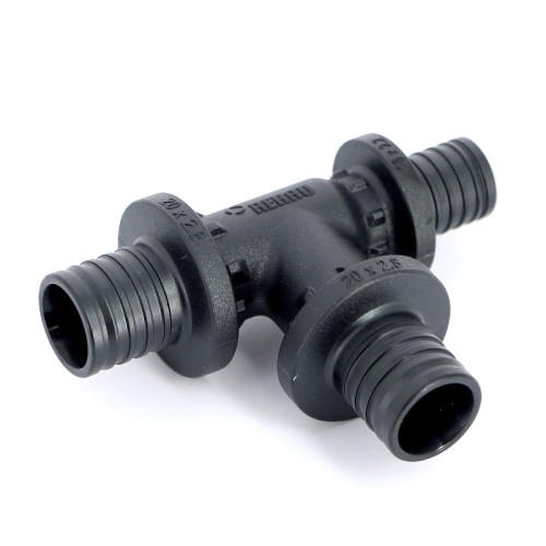 Тройник PPSU для PE-X труб Дн 32-20-25 переходной RAUTITAN PX Rehau в Красноярске