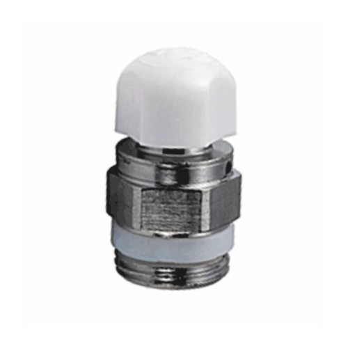 Кран Маевского ручной латунный Ду-15 (1/2") Ру-10 НР (НАР) с колпачком Giacomini R66A в Красноярске