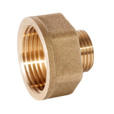 Переход латунный ВР-НР STOUT 15 мм 1/4"