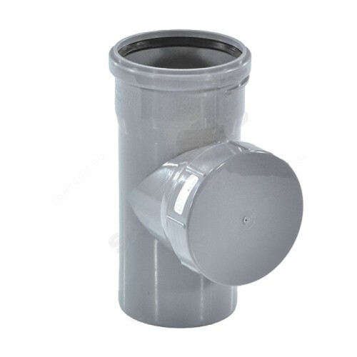 Ревизия канализационная PP-H с крышкой серая Дн 110 б/нап в/к Ostendorf HT HTRE в Красноярске