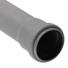 Патрубок канализационный PP-H компенсационный серый Дн 50 б/нап в/к HT HTL Ostendorf
