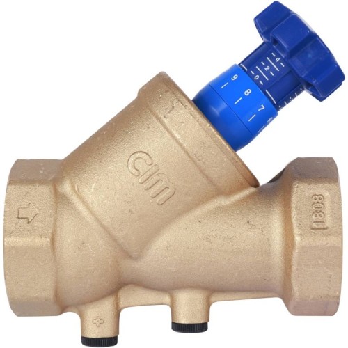 Клапан балансировочный латунный ручной с внутренней резьбой 2,5 МПа BL.220 MVI 20 мм в Красноярске