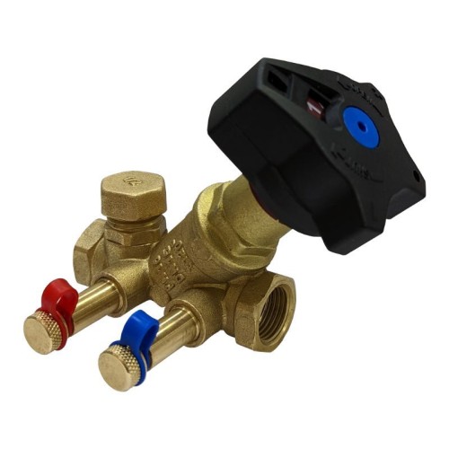 Клапан балансировочный латунный ручной с внутренней резьбой 1,6 МПа STAD.BY-1 Цветлит 20 мм в Красноярске