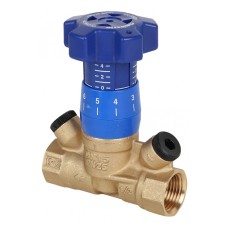 Клапан балансировочный латунный ручной с внутренней резьбой 2,5 МПа CIM 787R Cimberio 20 мм