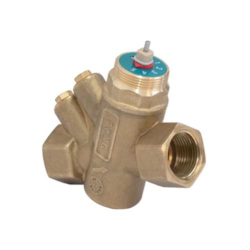 Клапан балансировочный латунный комбинированный с внутренней резьбой 2,5 МПа R206AM Giacomini 20 мм в Красноярске