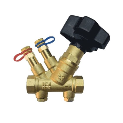 Клапан балансировочный латунный ручной с внутренней резьбой 1,6 МПа MVT-R Ридан 15 мм в Красноярске