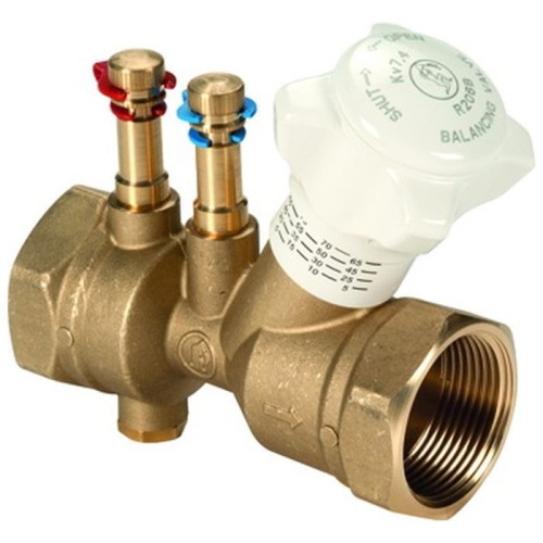 Клапан балансировочный латунный ручной с внутренней резьбой 2,5 МПа R206B Giacomini 25 мм в Красноярске