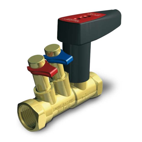 Клапан балансировочный латунный ручной с внутренней резьбой 2,5 МПа Ballorex Venturi FODRV Broen 25 мм в Красноярске