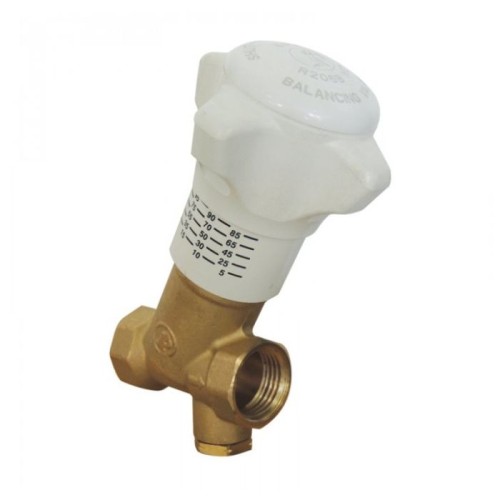 Клапан балансировочный латунный ручной с внутренней резьбой 2,5 МПа R206B-1 Giacomini 20 мм в Красноярске
