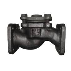 Клапан обратный чугунный подъемный фланцевый 2,5 МПа 16кч9нж 80х310 мм