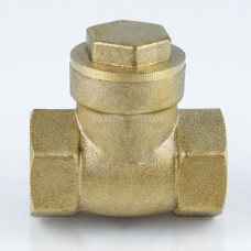 Клапан обратный латунный Y-тип с внутренней резьбой 1,6 МПа N6 Giacomini 65х118 мм