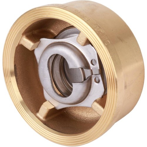 Клапан обратный латунный осевой пружинный межфланцевый 1,6 МПа CA7441 Tecofi 32х28 мм в Красноярске