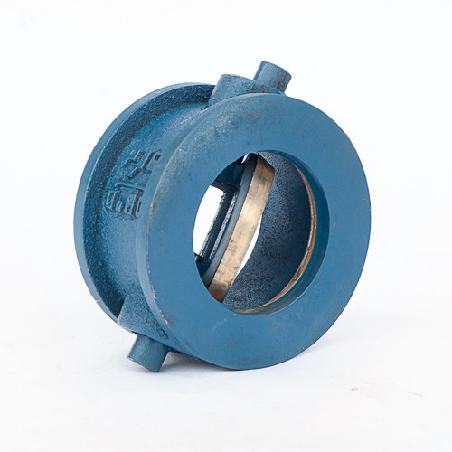 Клапан обратный чугунный поворотный фланцевый 1,6 МПа 19ч01бр КАЗ 100 мм в Красноярске