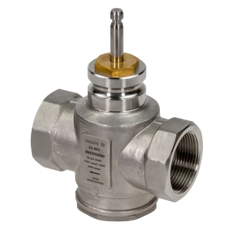 Клапан регулирующий нержавеющий трехходовой с внутренней резьбой 2,5 МПа VRB-3R Ридан 25х90 мм 1" в Красноярске