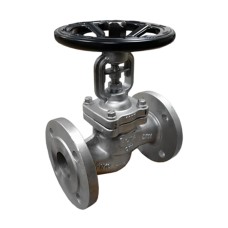 Клапан запорный сильфонный нержавеющий фланцевый 4,0 МПа KV35 Гранвент 100 мм