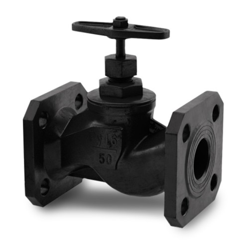 Клапан запорный чугунный фланцевый 1,6 МПа 15ч14п Китай 125х400 мм в Красноярске