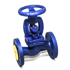 Клапан запорный сальниковый чугунный фланцевый 1,6 МПа 215A Zetkama 80х310 мм