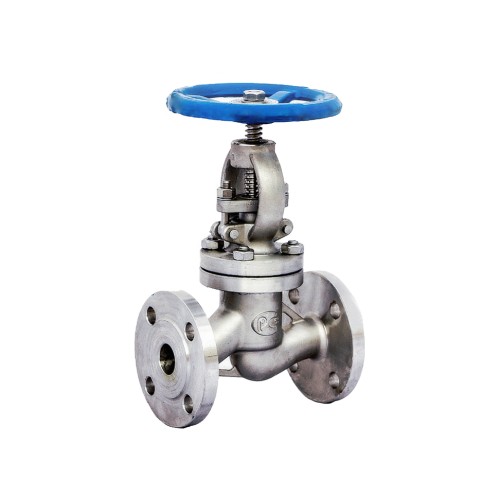 Клапан запорный нержавеющий фланцевый 1,6 МПа 15нж65нж Китай 50х160 мм в Красноярске