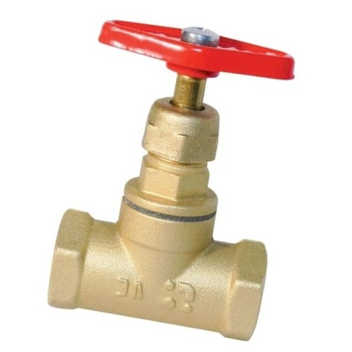 Клапан запорный латунный с внутренней резьбой 1,6 МПа 15б1п Цветлит 32х83 мм ТУ 206-3973235-01-93 в Красноярске