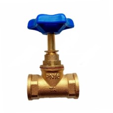 Клапан запорный латунный с внутренней резьбой 1,6 МПа 15б3р БАЗ 20х65 мм