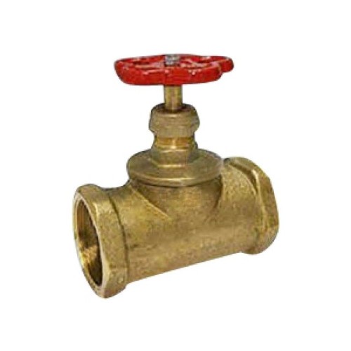 Клапан запорный латунный с внутренней резьбой 1,6 МПа 15б1п Китай 40х76 мм в Красноярске