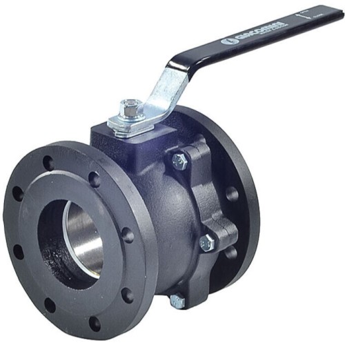 Кран шаровый чугунный фланцевый Ду-50 Ру-16 L=150мм полнопроходной Giacomini R740F в Красноярске