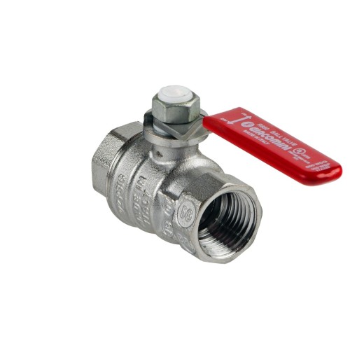 Кран запорный латунный полнопроходной с ручкой-рычагом ВР (ВН) Ру 42 R950 Giacomini 20 мм 3/4" в Красноярске