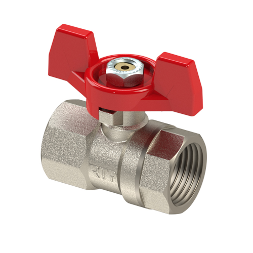 Кран запорный латунный полнопроходной с ручкой-бабочкой ВР (ВН) Ру 42 R951 Giacomini 15 мм 1/2" в Красноярске