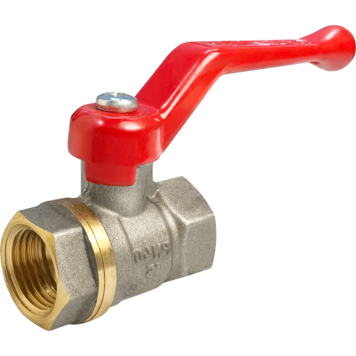 Кран запорный латунный стандартнопроходной с ручкой-рычагом ВР (ВН) Ру 16 ПРАКТИК 120 ГАЛЛОП 20 мм 3/4" в Красноярске