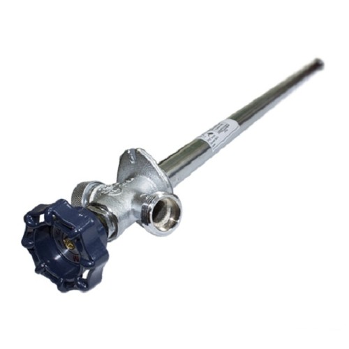 Кран запорный латунный незамерзающий стандартнопроходной без штуцера маховик НР Ру 10 15х450 мм 3/4" в Красноярске