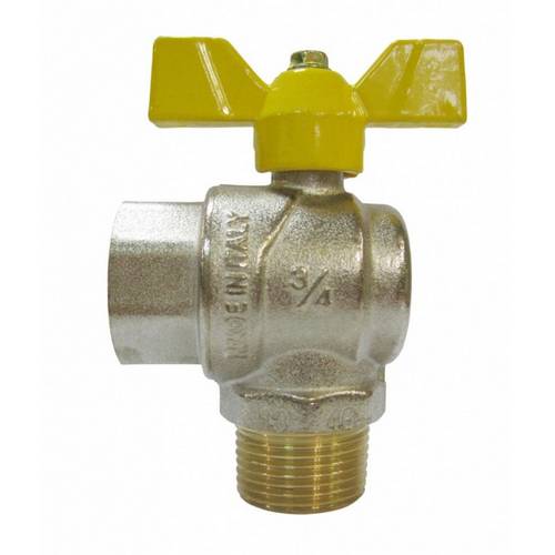 Кран запорный латунный полнопроходной с ручкой-бабочкой ВР-НР Ру 5 R780 Giacomini 15х50 мм 1/2" в Красноярске