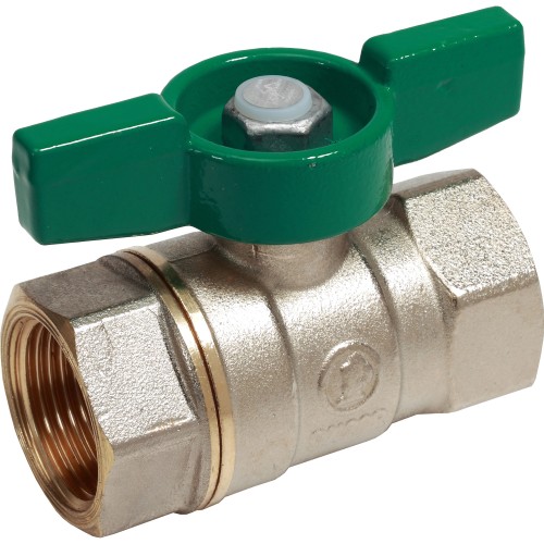 Кран запорный латунный стандартнопроходной с ручкой-бабочкой ВР (ВН) Ру 42 R251W Giacomini 15х56 мм 1/2" в Красноярске