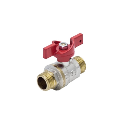 Кран запорный латунный полнопроходной с ручкой-бабочкой ВР-НР Ру 40 BV.514 MVI 20 мм 3/4" в Красноярске