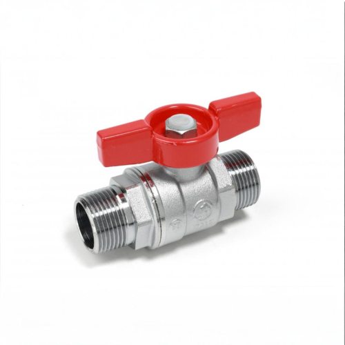 Кран запорный латунный полнопроходной с ручкой-бабочкой НР Ру 42 R913 Giacomini 10х63 мм 3/8" в Красноярске