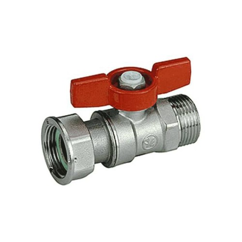 Кран запорный латунный стандартнопроходной с ручкой-бабочкой ВР-накидная гайка Ру 42 R251P Giacomini 15х68 мм 1/2" в Красноярске