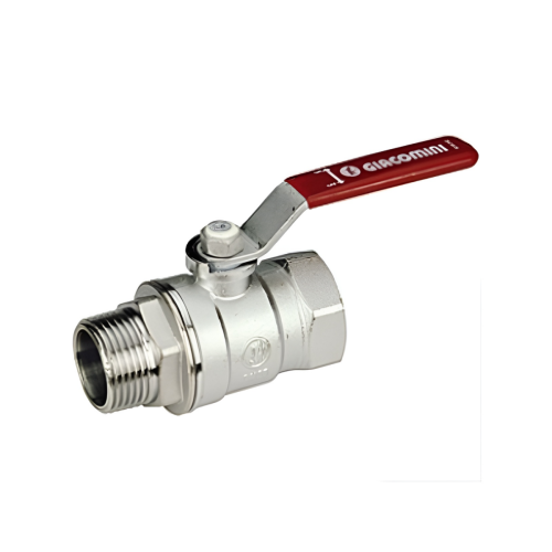 Кран запорный латунный полнопроходной с ручкой-рычагом ВР-НР Ру 42 R914L Giacomini 15х67 мм 1/2" в Красноярске