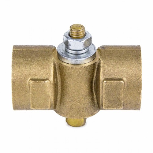Кран латунный трехходовой стандартнопроходной для манометра без фланца и ручки ВР (ВН) Ру 16 11Б18БК, КПТ ВИПРА 15 мм 1/2" в Красноярске
