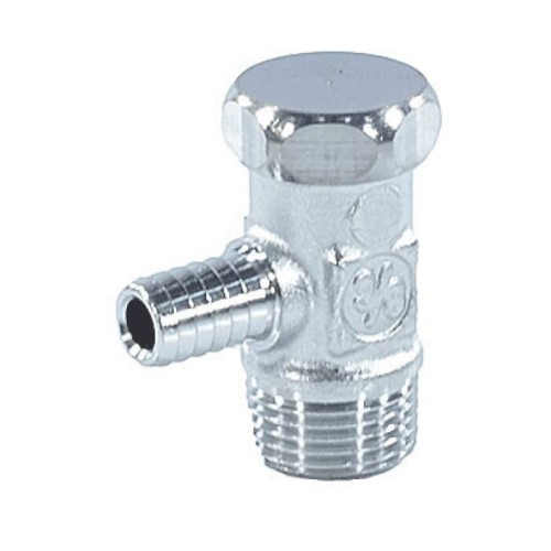 Кран шаровый латунный сливной стандартнопроходной НР-штуцер Ру 10 R65D Giacomini 10 мм 3/8" в Красноярске