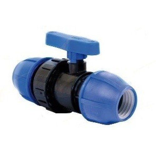 Компрессионный кран ПНД Дн 50 Ру-16 RTP (РосТурПласт) в Красноярске