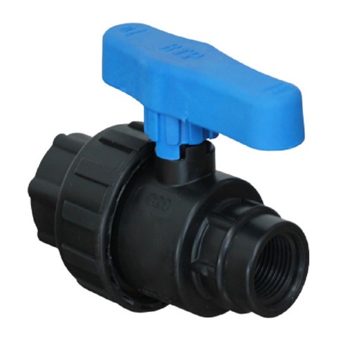 Компрессионный кран ПНД Ду-33 (1 1/4"-1") ВР (ВН) Ру-16 VALFEX в Красноярске