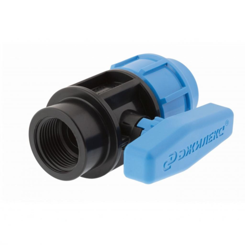 Компрессионный кран ПНД Дн 25-3/4" Ру-16 ВР (ВН) Джилекс в Красноярске