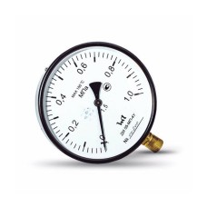 Манометр радиальный диаметр 100мм 0-10 кгс/см2 (0-1,0 МПа) G1/2" ДМ05-МП-3У Стеклоприбор