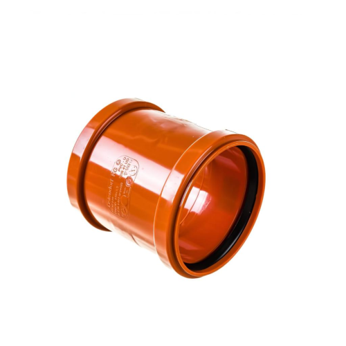Муфта НПВХ (ПВХ) ремонтная Дн 160 коричневая безнапорная в/к Агригазполимер в Красноярске