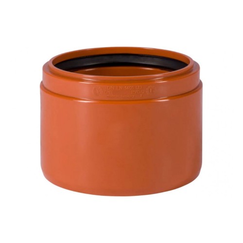 Переход НПВХ (ПВХ) Дн 110 коричневый безнапорный на раструб керамической трубы Ostendorf KGUSM в Красноярске