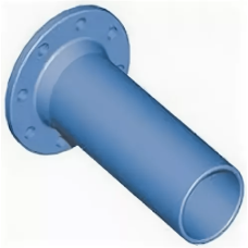 Патрубок фланец-гладкий конец ПФГ L=1200мм ВЧШГ с ЦПП Ду-600
